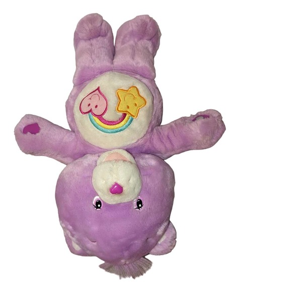 2004 12" Talking Best Friend Care Bear Light Purple Works Excellent Condition - Picture 3 of 8